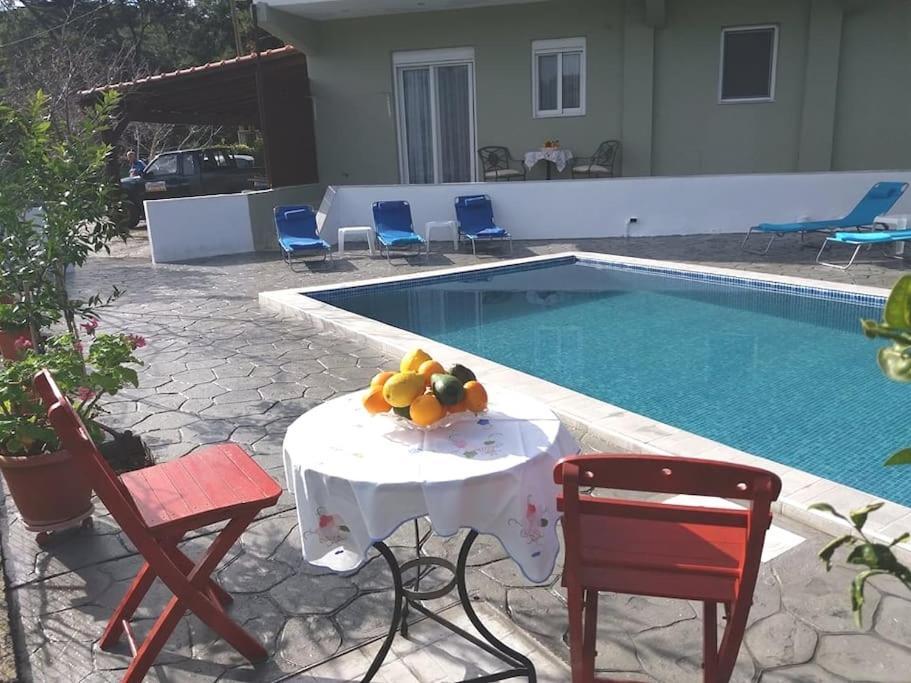 Greek Style Ground Floor Apartment & Pool Ialysos  Exterior photo