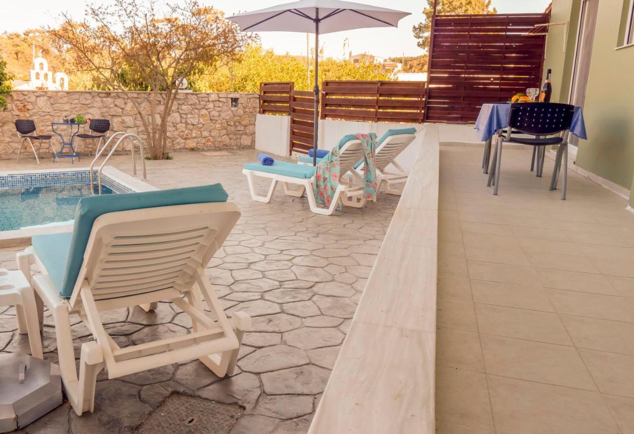 Greek Style Ground Floor Apartment & Pool Ialysos  Exterior photo